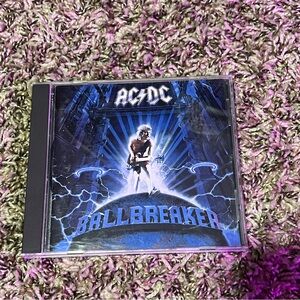 Vintage 1995 Release AC/DC Ballbreaker Album with Blue and Red Cover